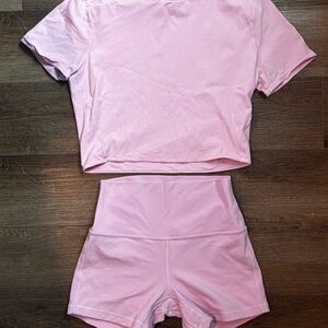 Lululemon Athletica Light Pink Set